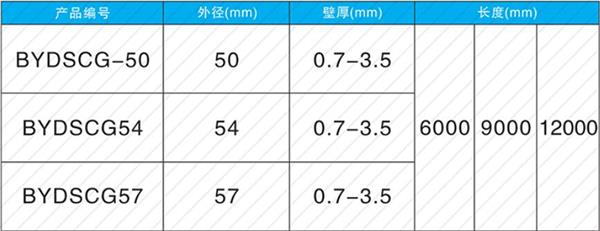 泉州钳压式声测管产品规格尺寸